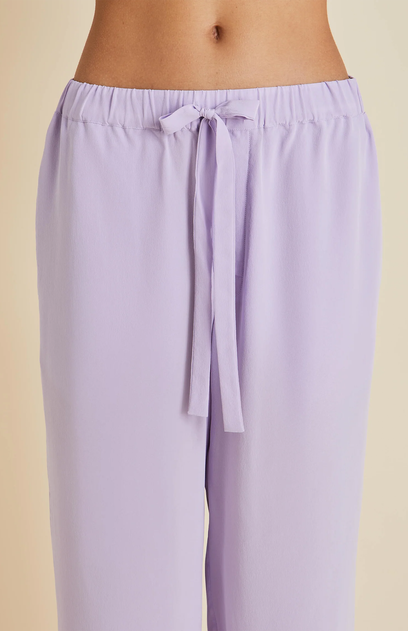 Levitating | Lavender Satin Loungewear Set