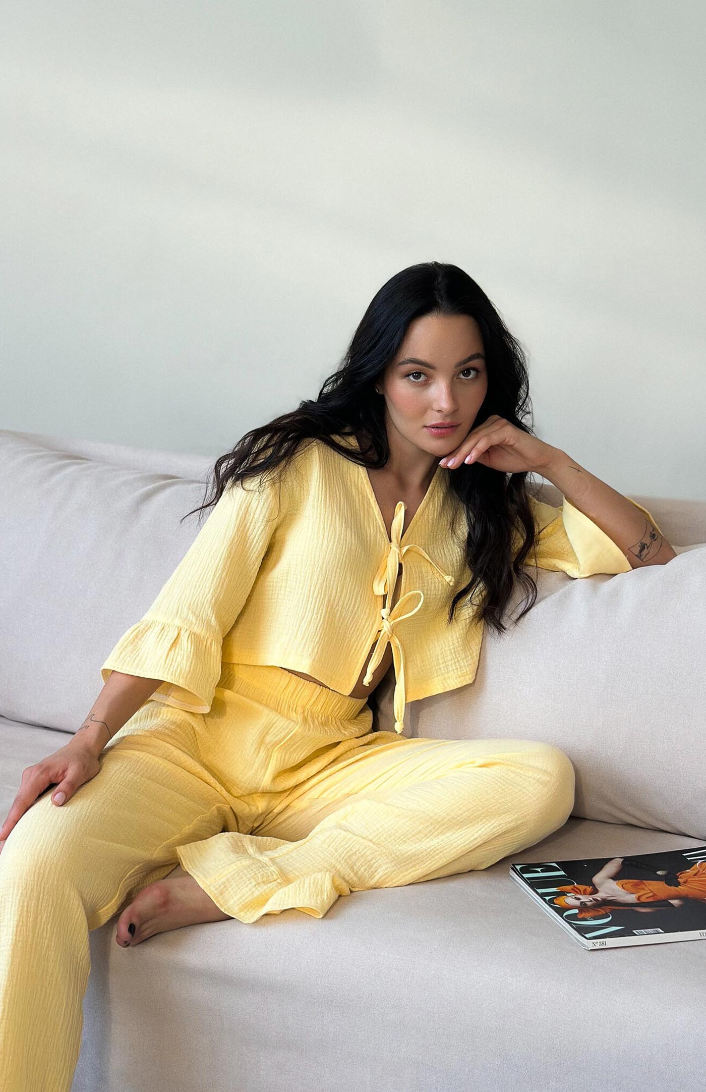 Haldi Haze | 100% Cotton Yellow Co-ords