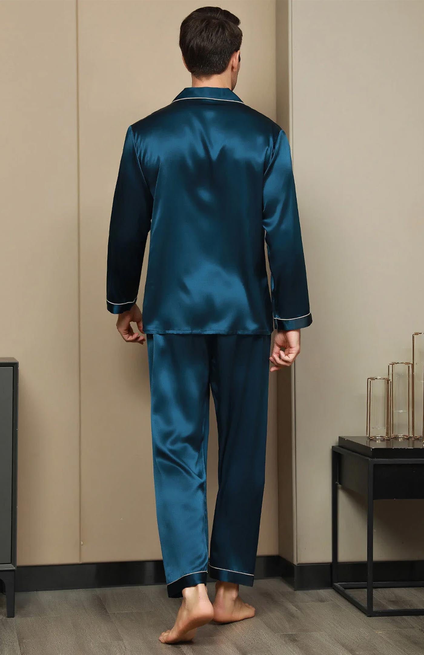 Coastal Teal Set | Regal Satin Loungewear Set