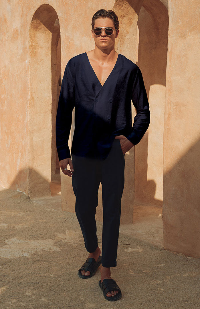 The Nightfall Set | Men’s Long-Sleeve Resort Set