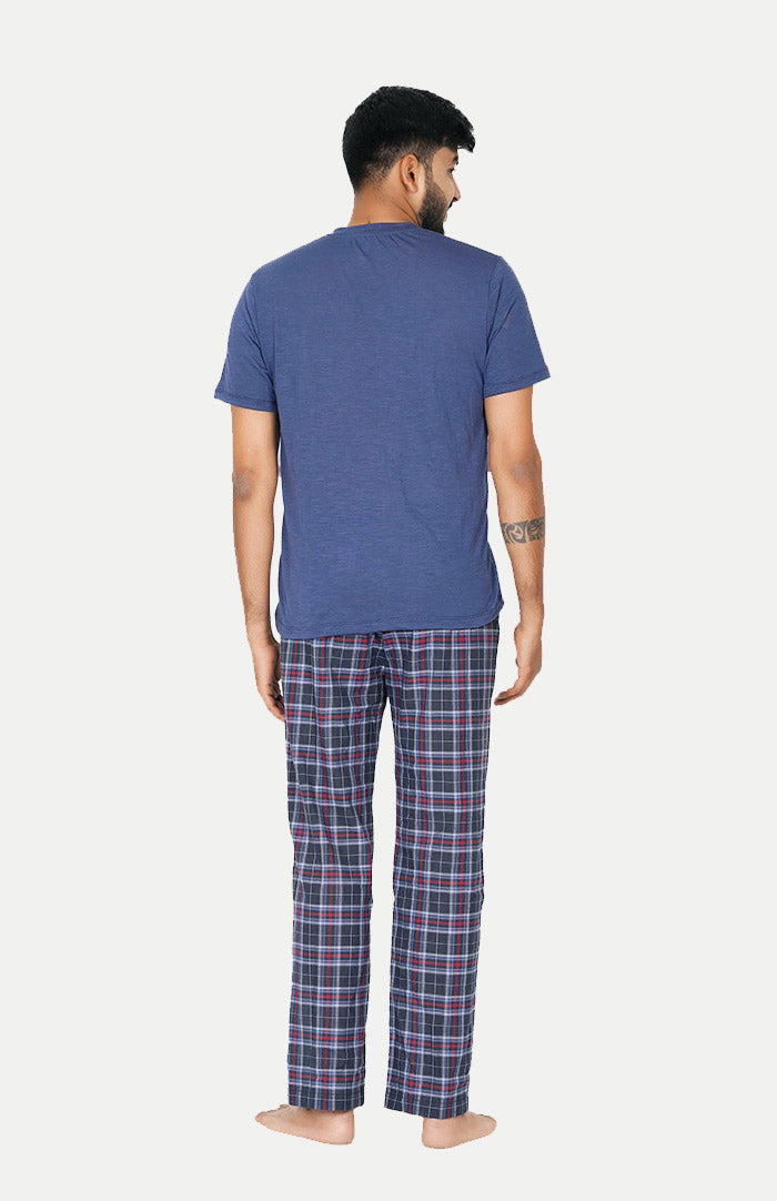 Summer Blue | Printed Loungewear Set | Men's Pyjama set | Sleep wear