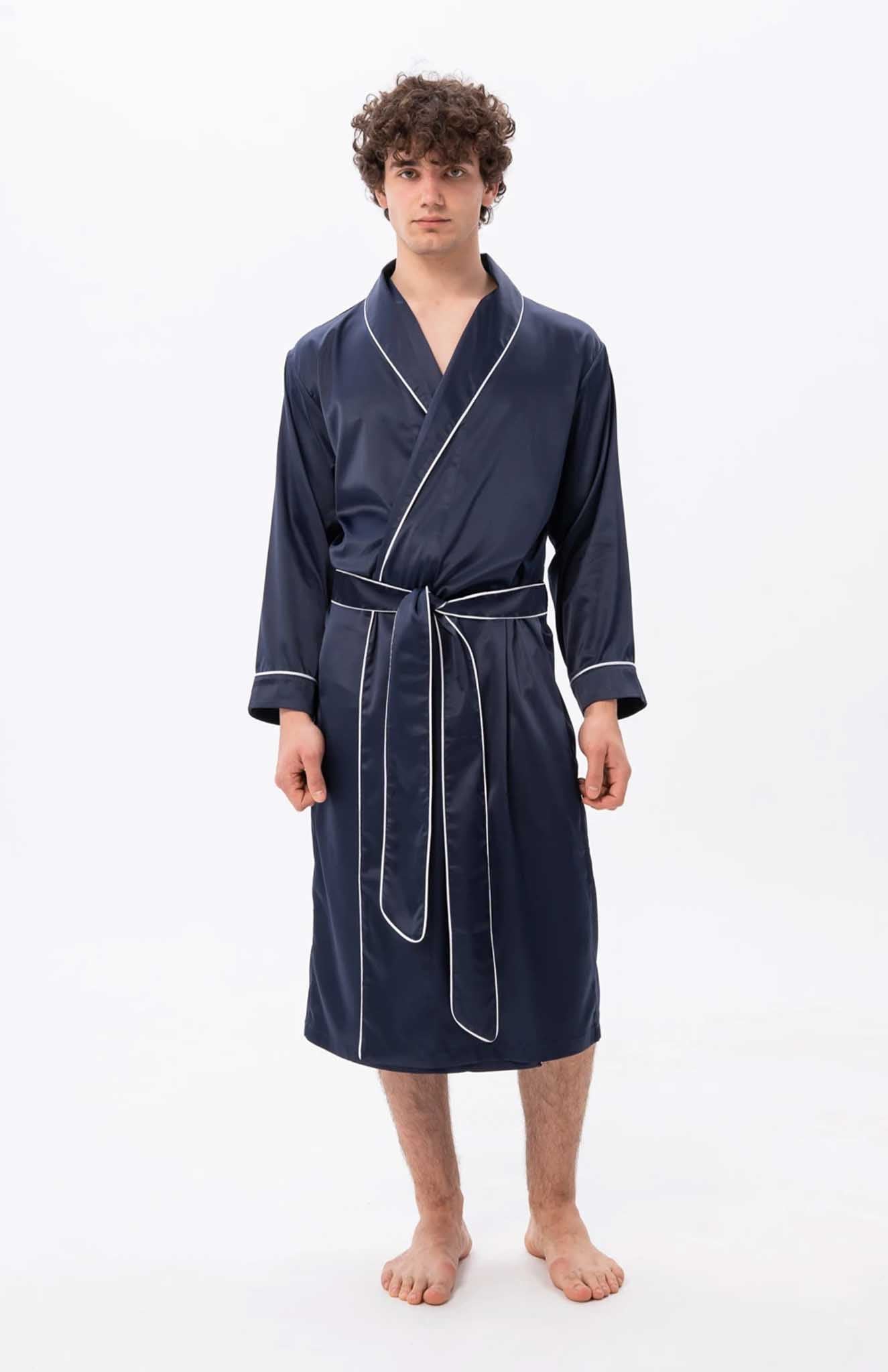 Blue Fortune | Blue Satin Robe