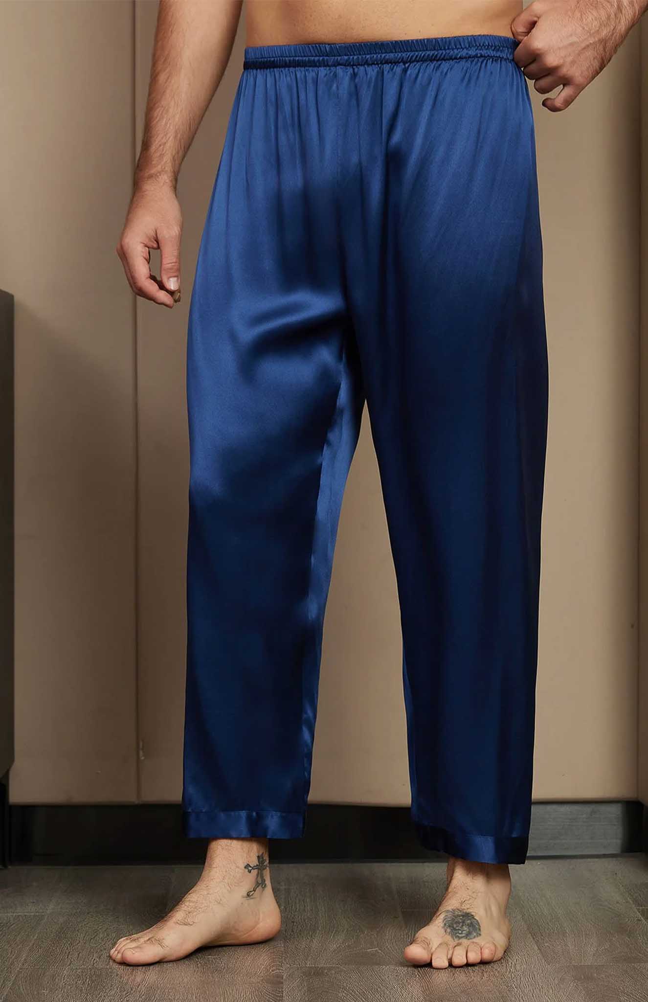 Blue Satin Pyjama