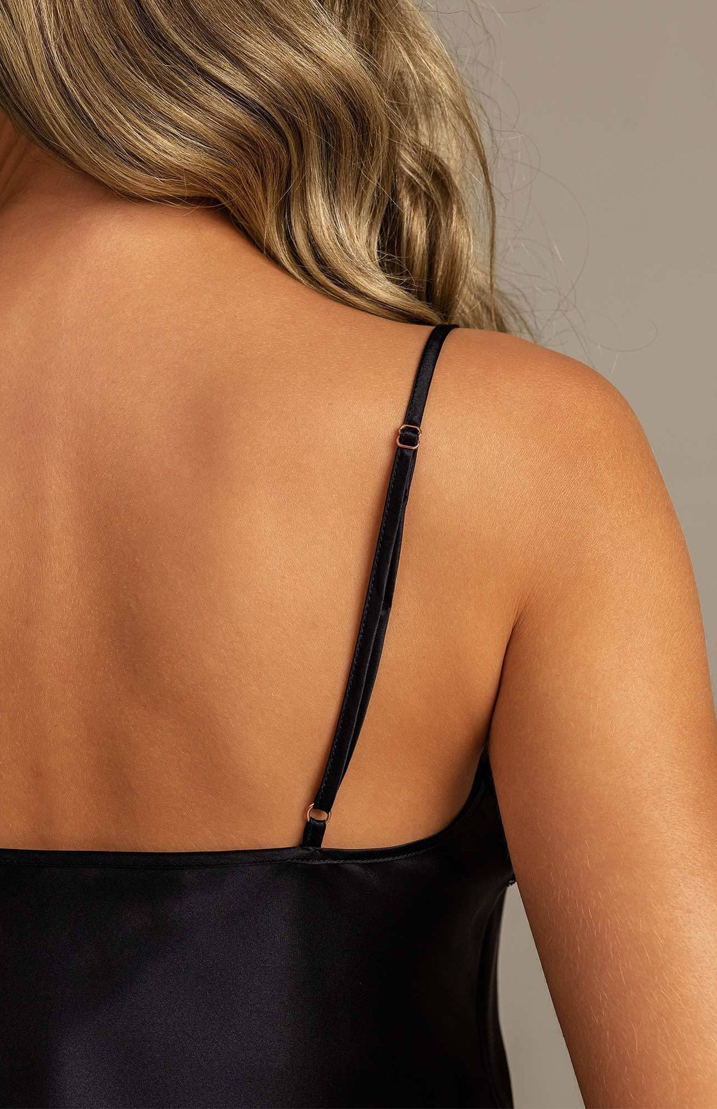 Midnight Elegance | Romantic Satin Lace Cami & Shorts Set