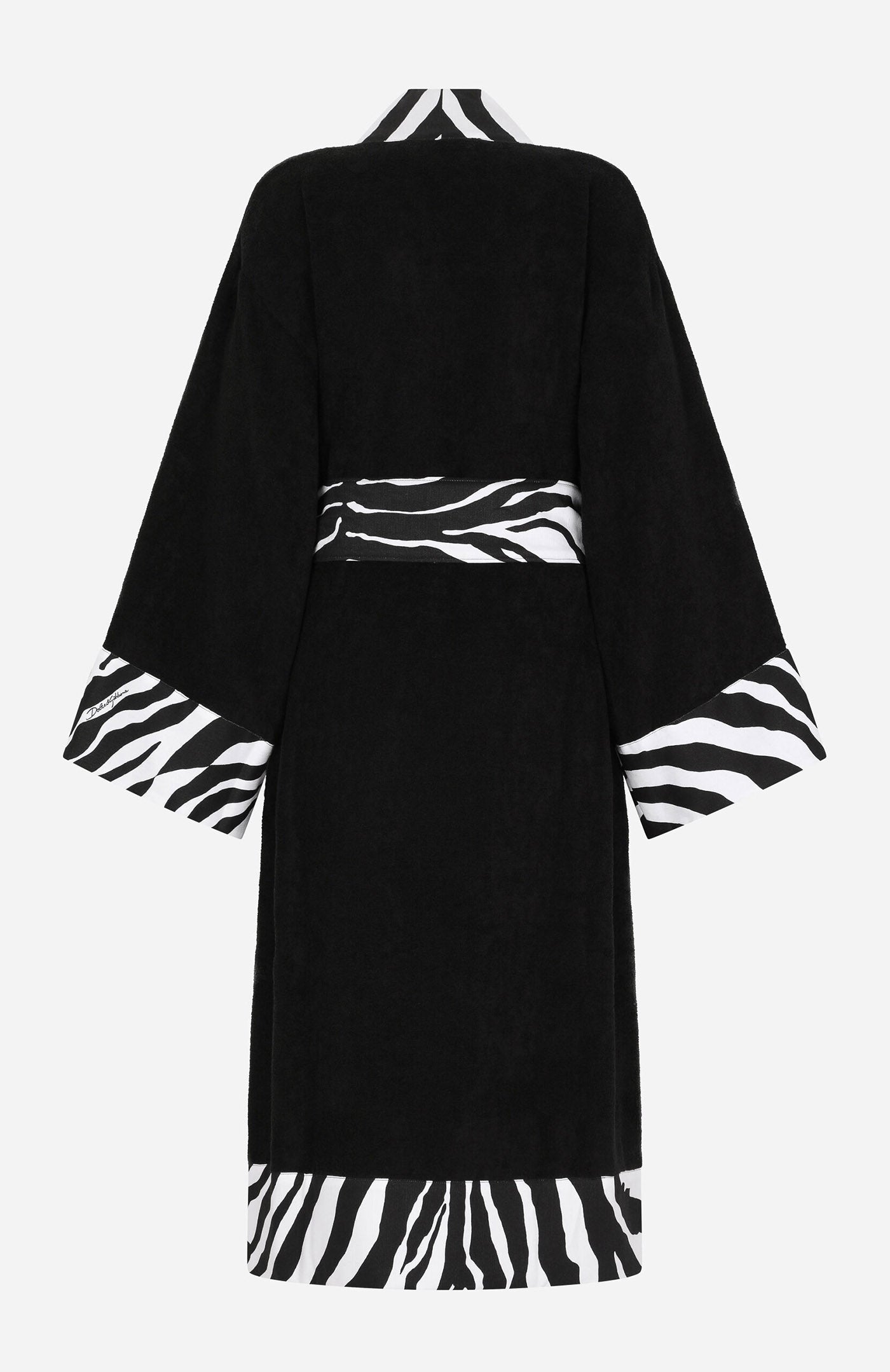 The Onyx Zebra| Printed Designer Robe