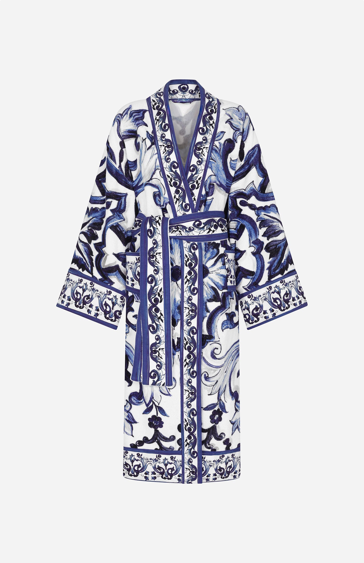 The Sapphire Majolica | Printed Designer Robe