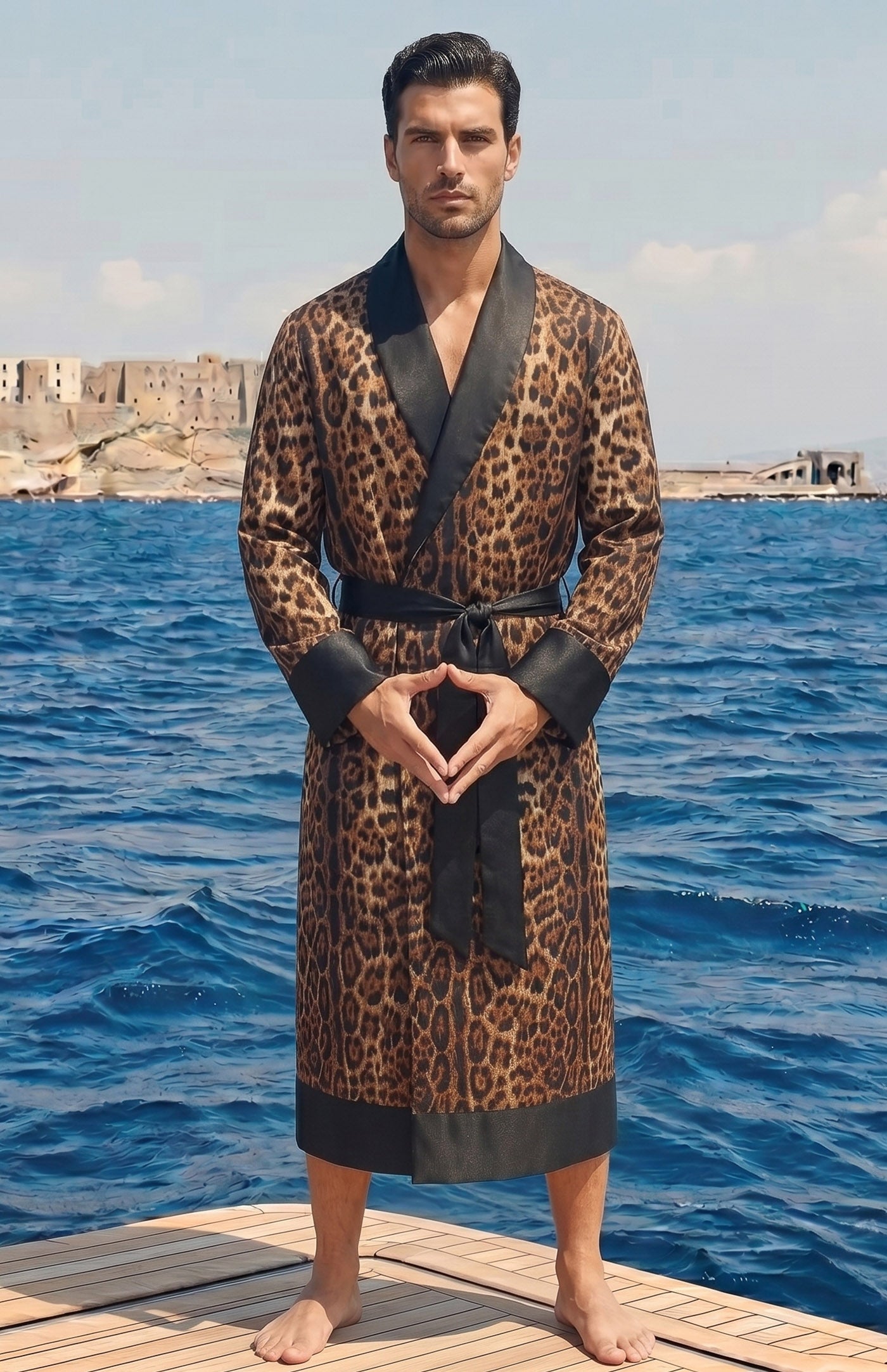 The Leopard | Printed Designer Robe