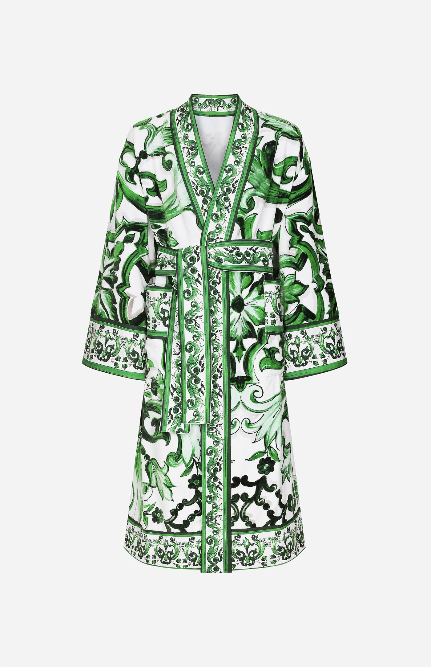 The Emerald Majolica | Printed Designer Robe