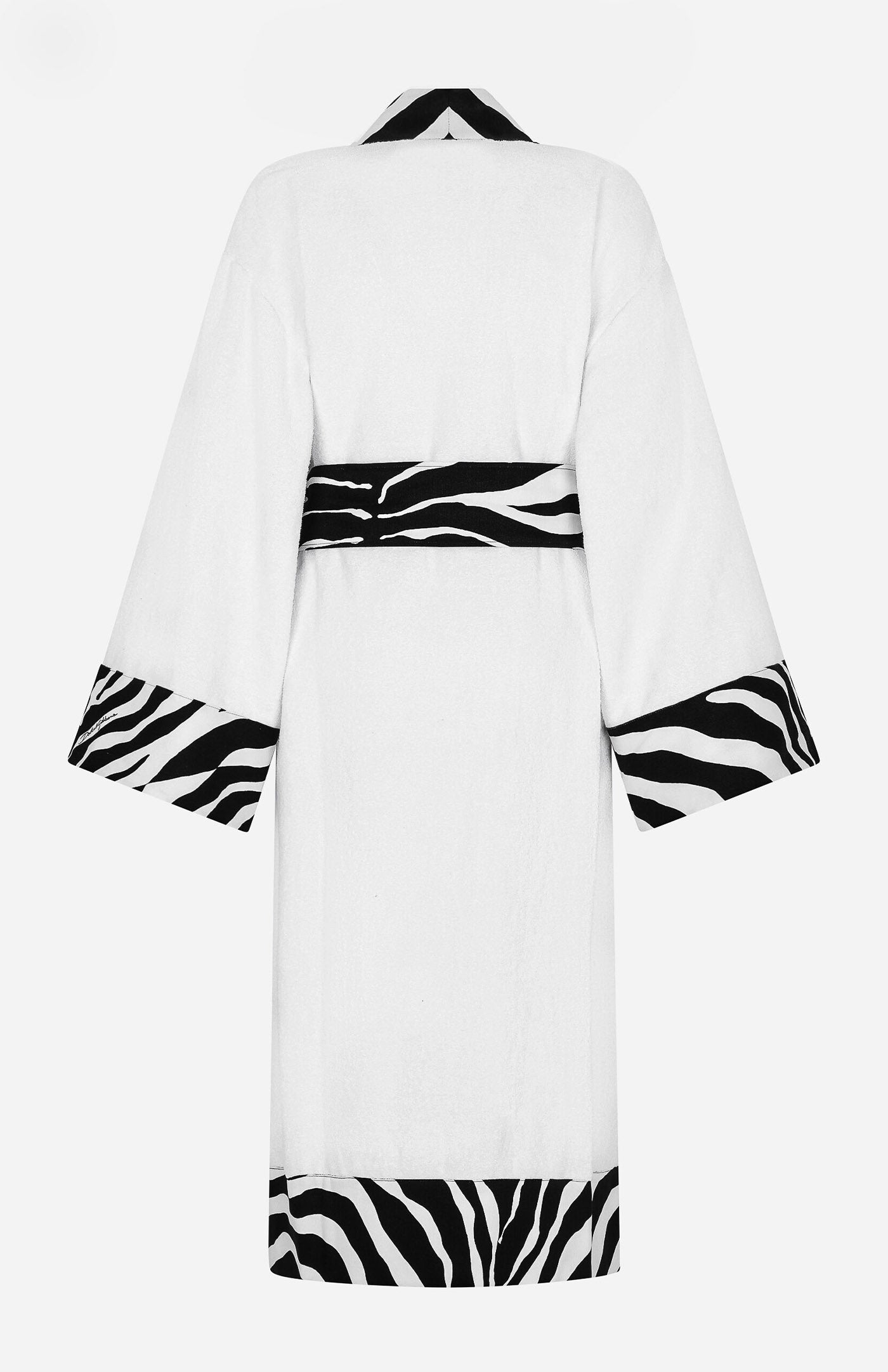 The Ivory Zebra | Printed Designer Robe
