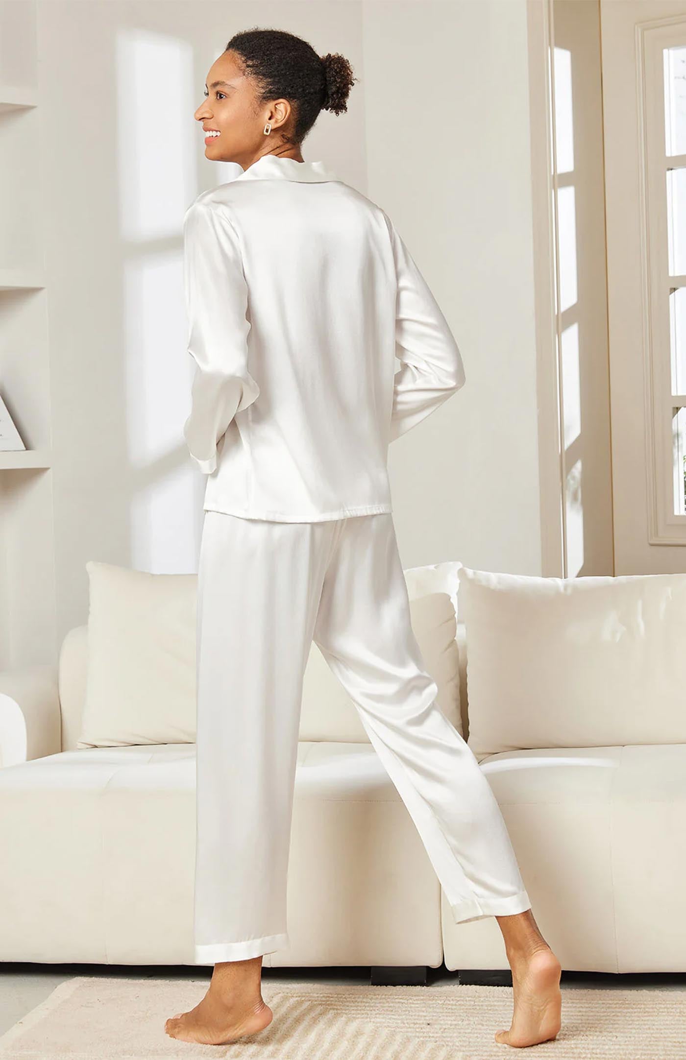 White Princess | Satin Loungewear Set Women