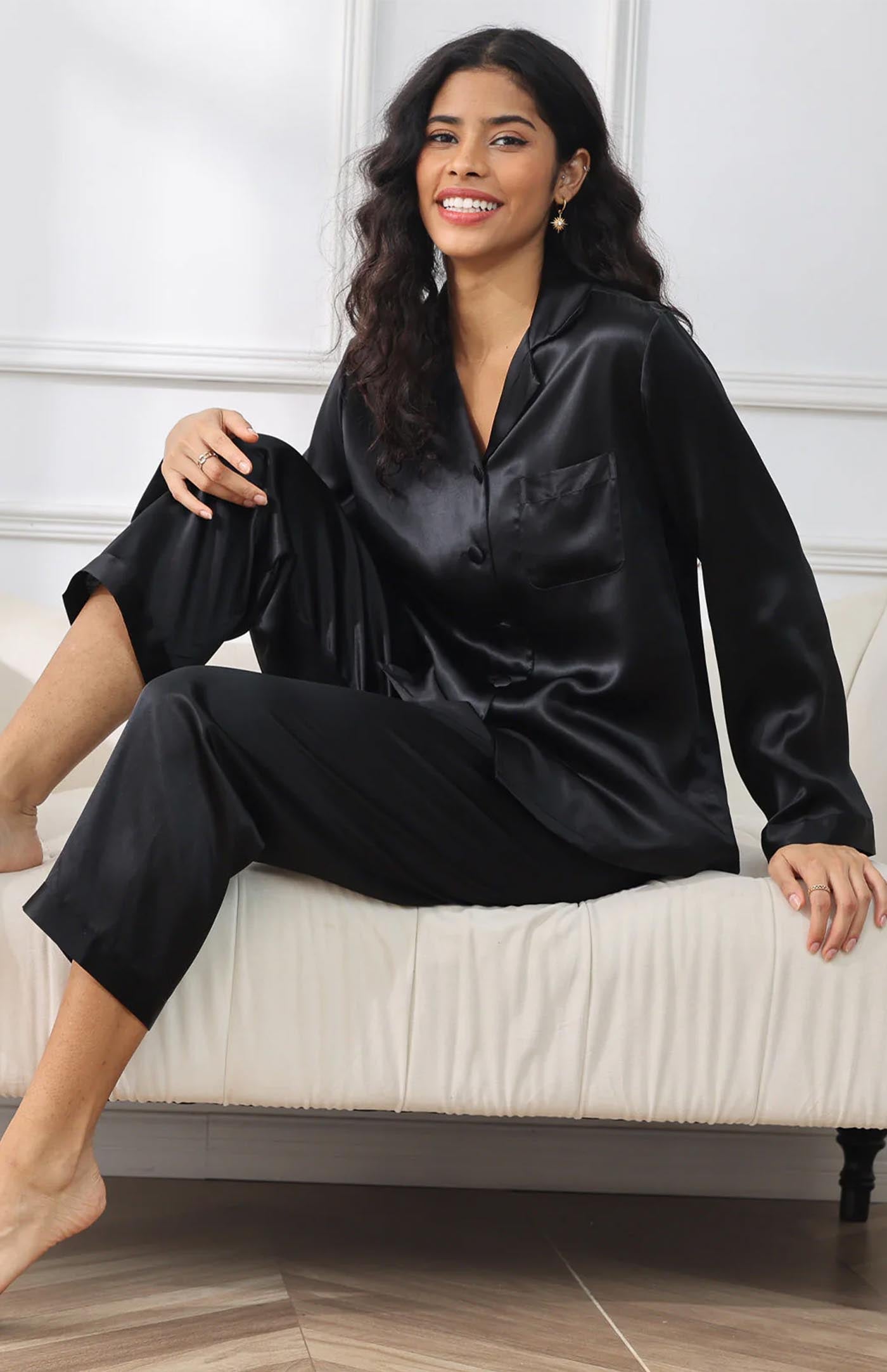 Black Princess | Satin Loungewear Set Women