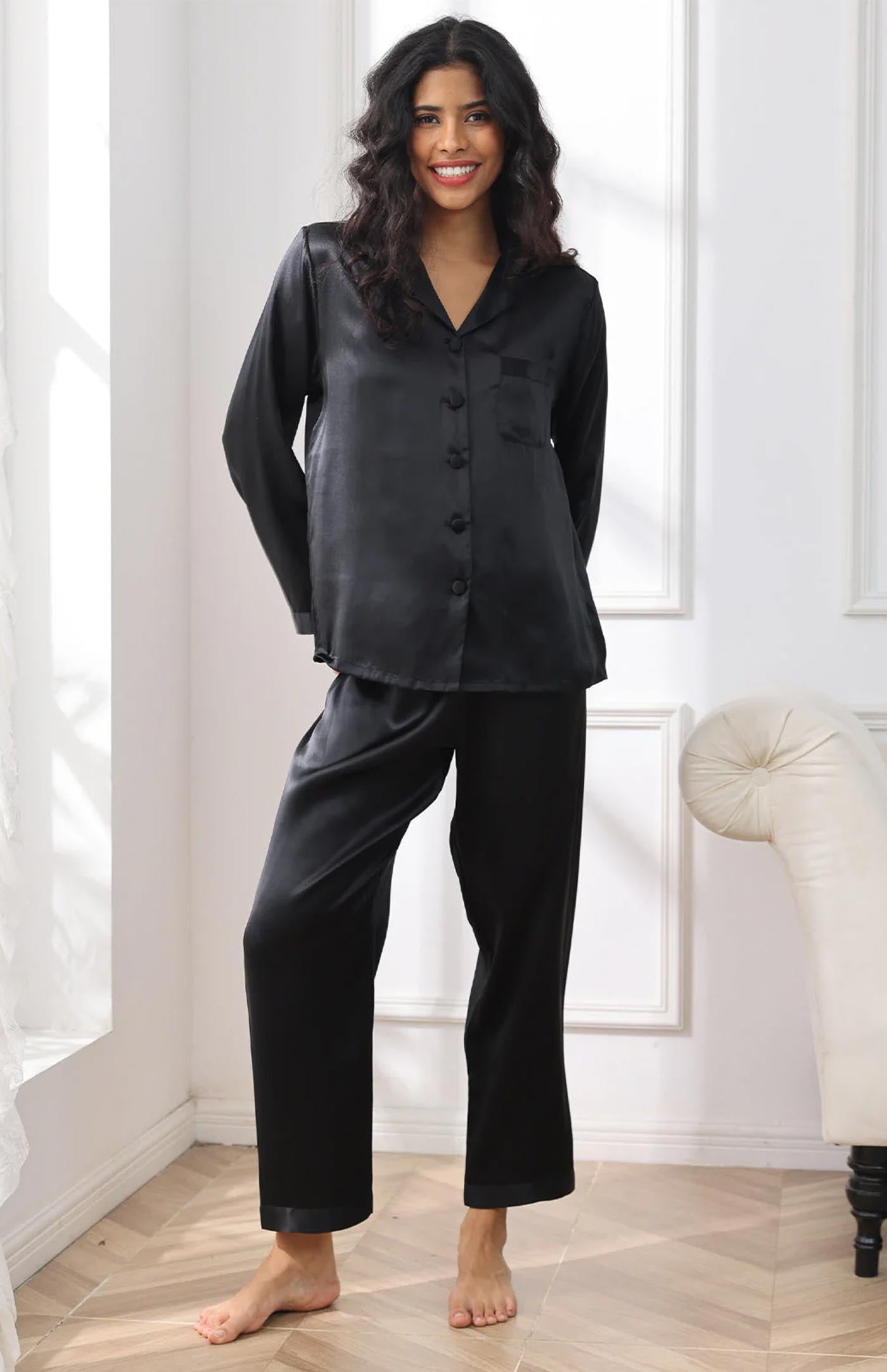 Black Princess | Satin Loungewear Set Women