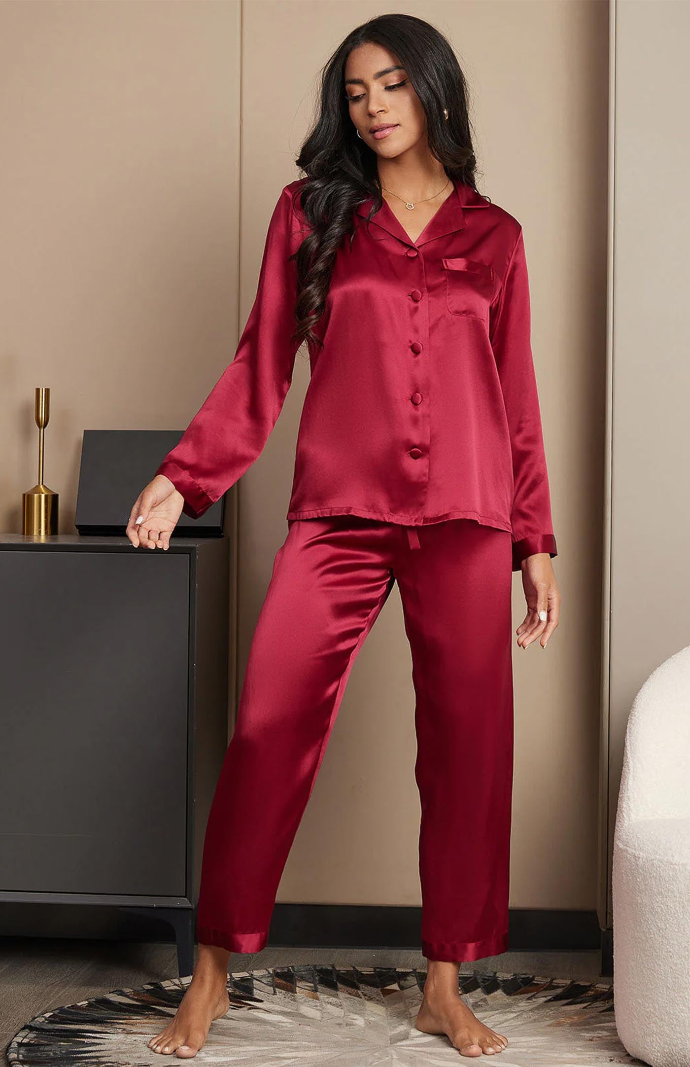 Red Princess | Satin Loungewear Set Women