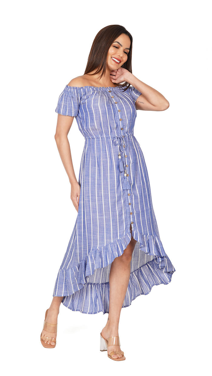 Products-Off-Shoulder-High-Low-Regular-Fit-Dress-_-Blue-and-White-Stripe-women_s-clothing-