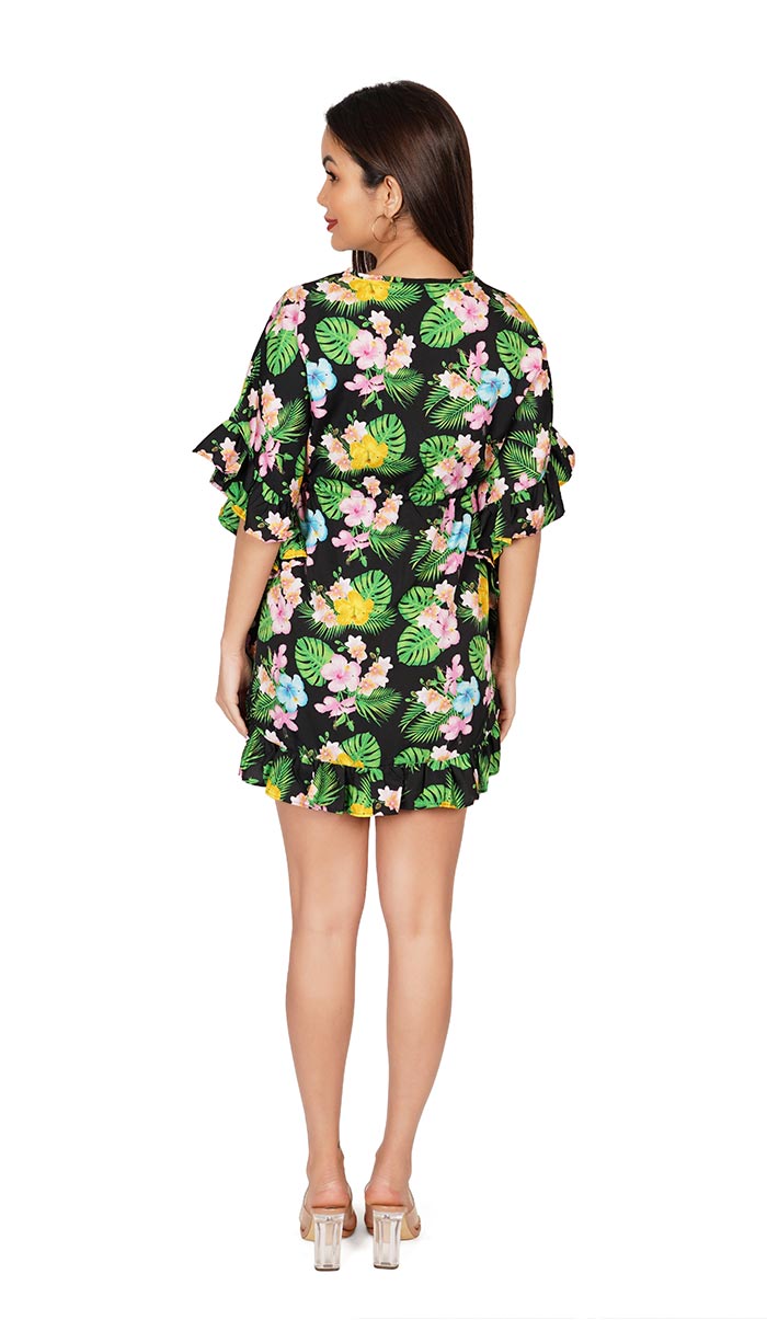 Tropical-Print-_-Kaftan-Style-Coverup-Beach-Dress