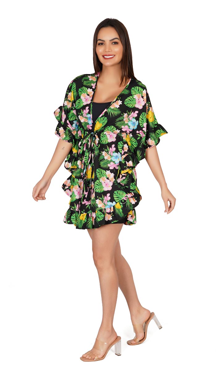 Lucky Brand Summer Lovin' Convertible Tube Dress Swimsuit Cover-Up