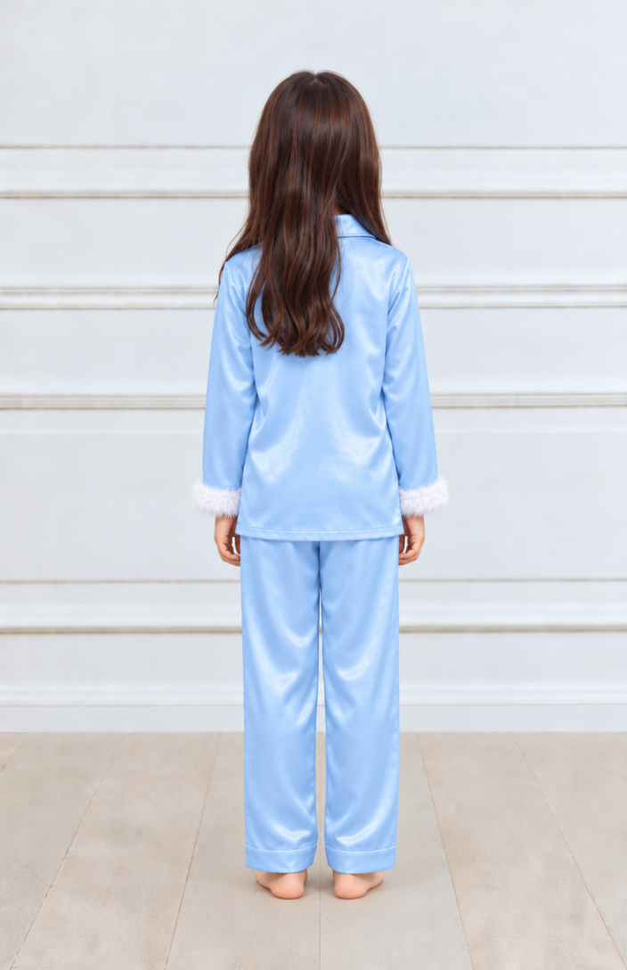 Princess Jasmine – Kids Fur Satin Loungewear