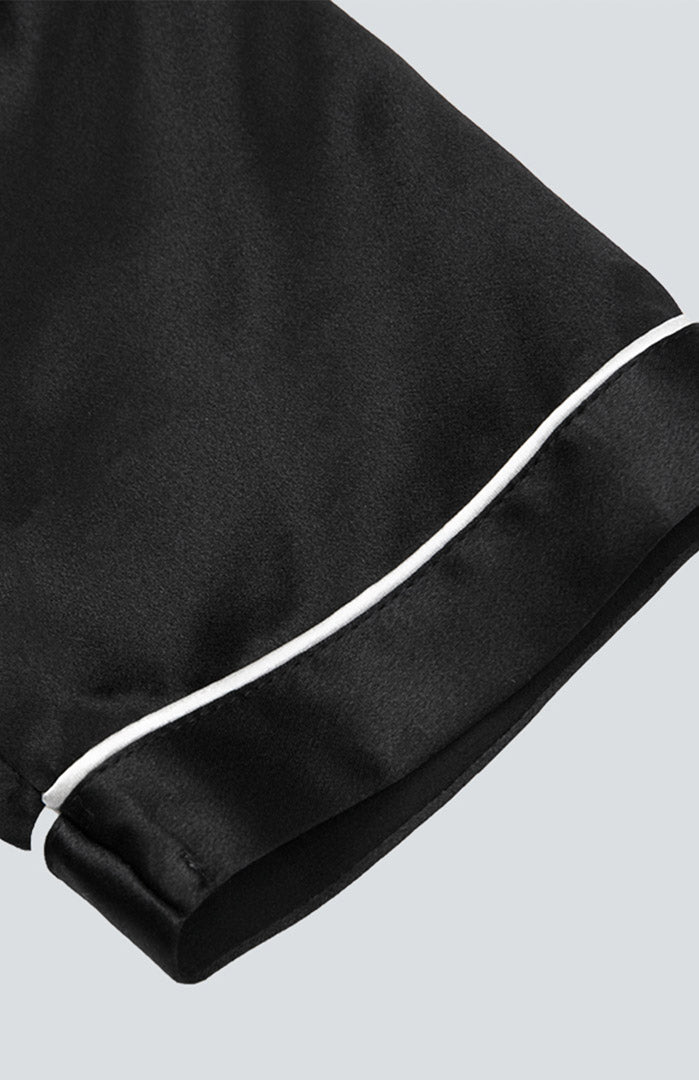 Little Gentleman Satin Set | Luxe Unisex Sleepwear